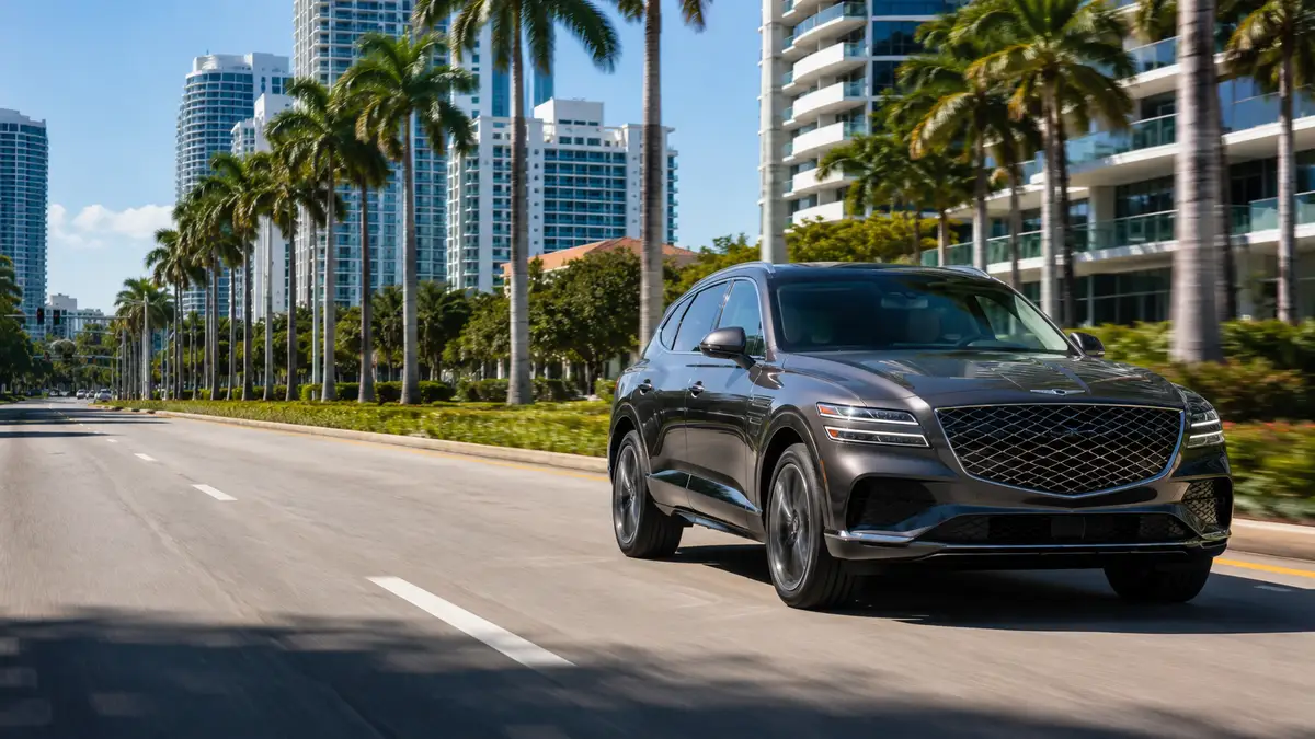 A Genesis GV80 in West Palm Beach, FL